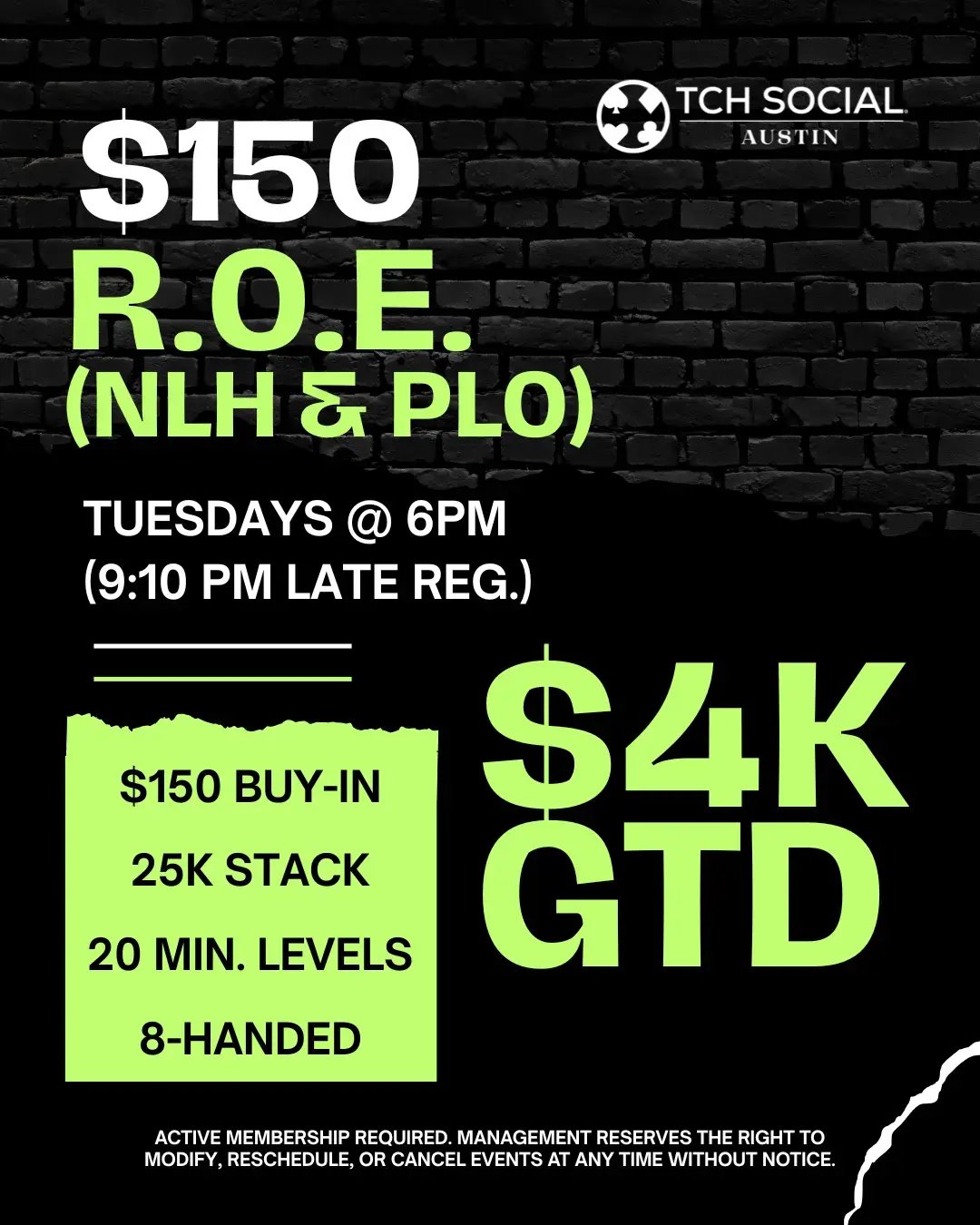 $150 R.O.E. 