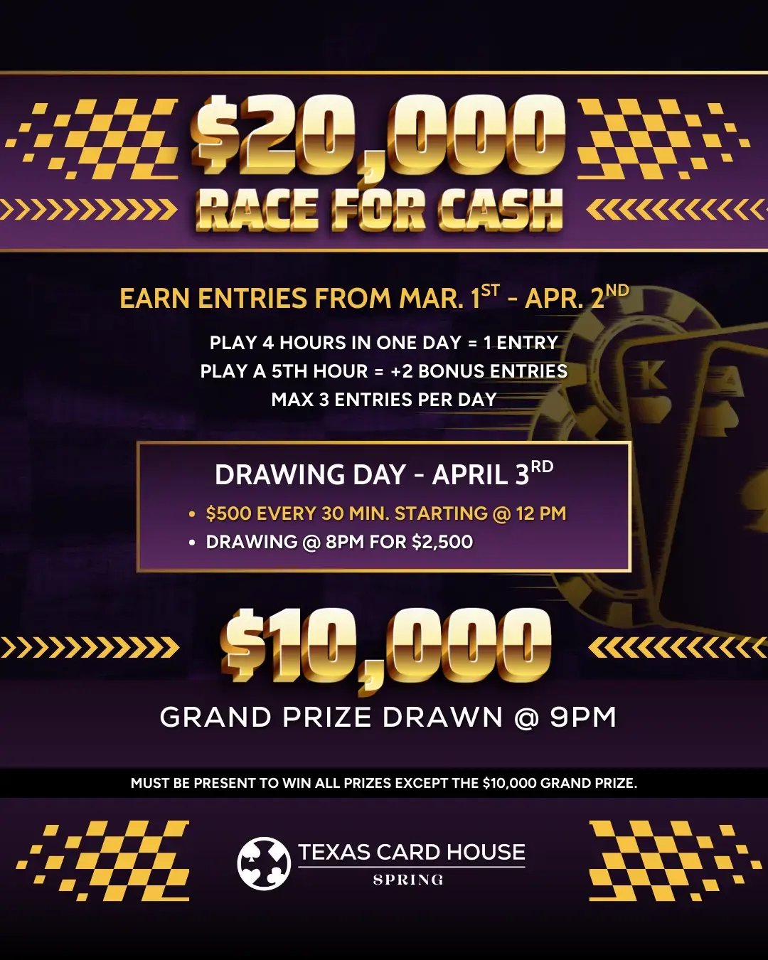 $20K Race for Cash