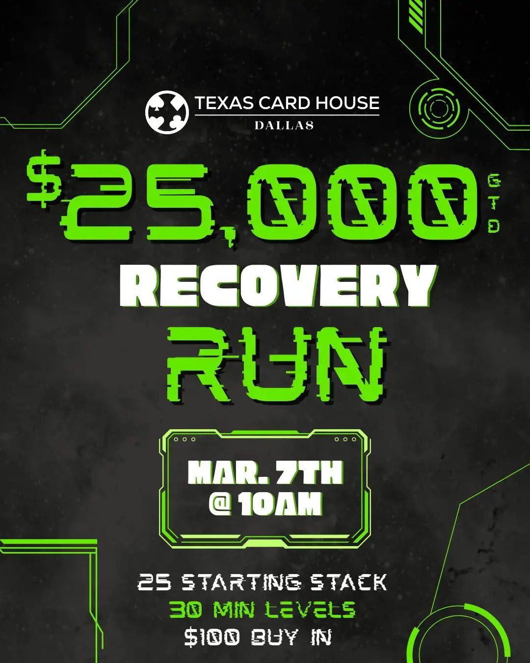 $25K Recovery Run