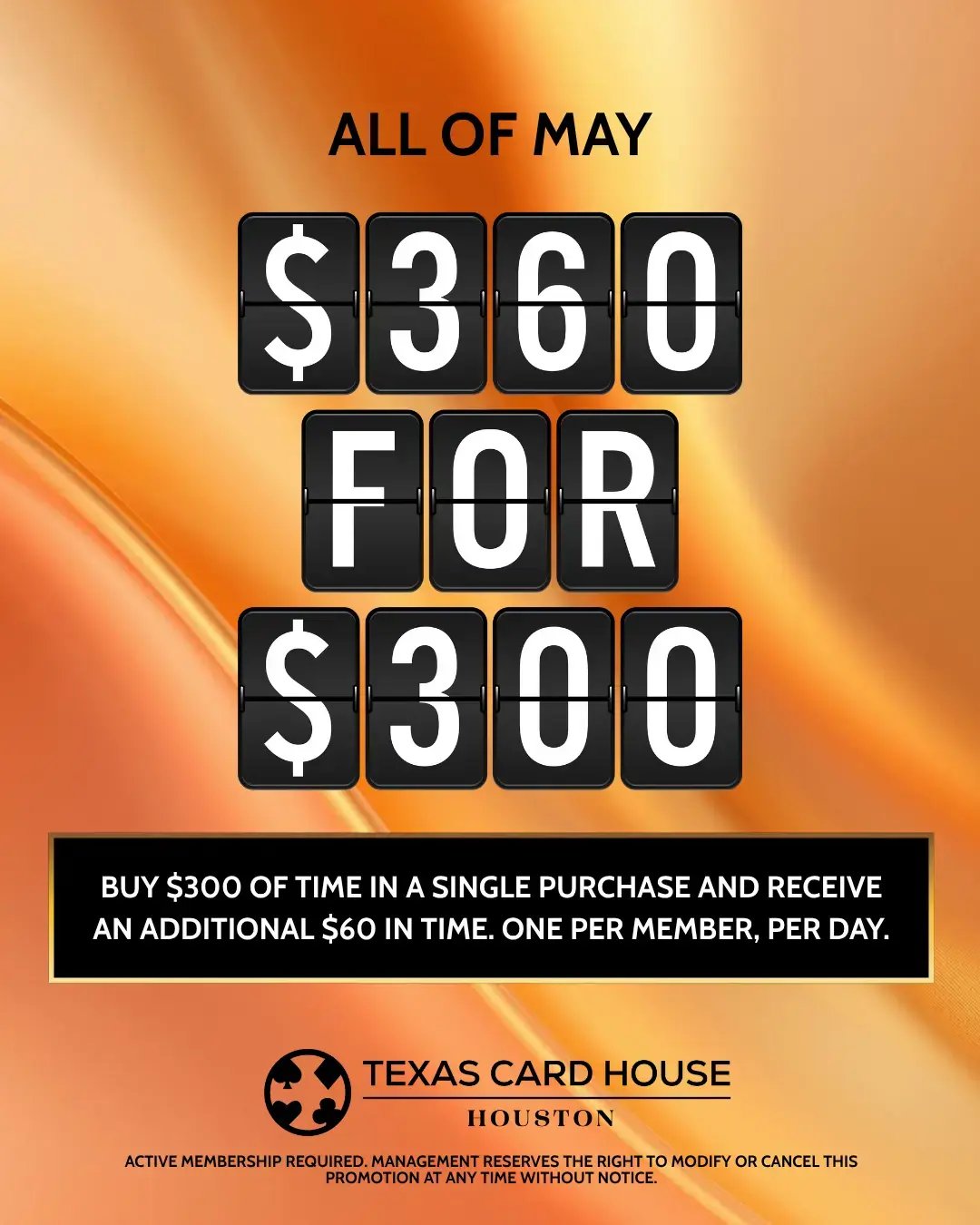 $360 for $300
