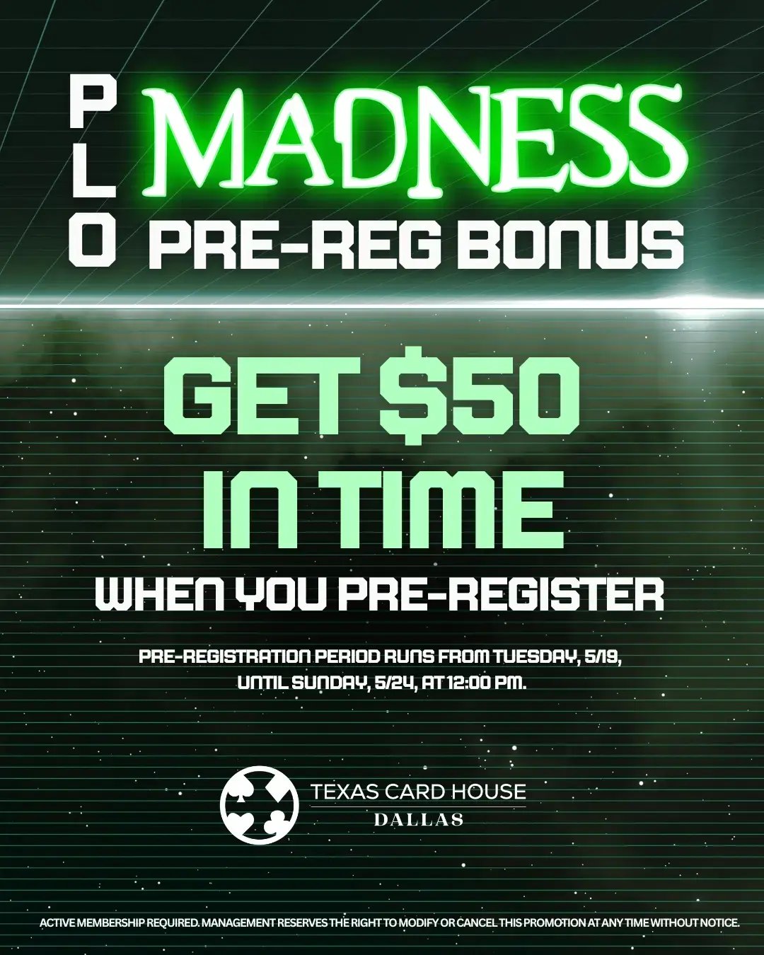 $50 Time PLO Madness 