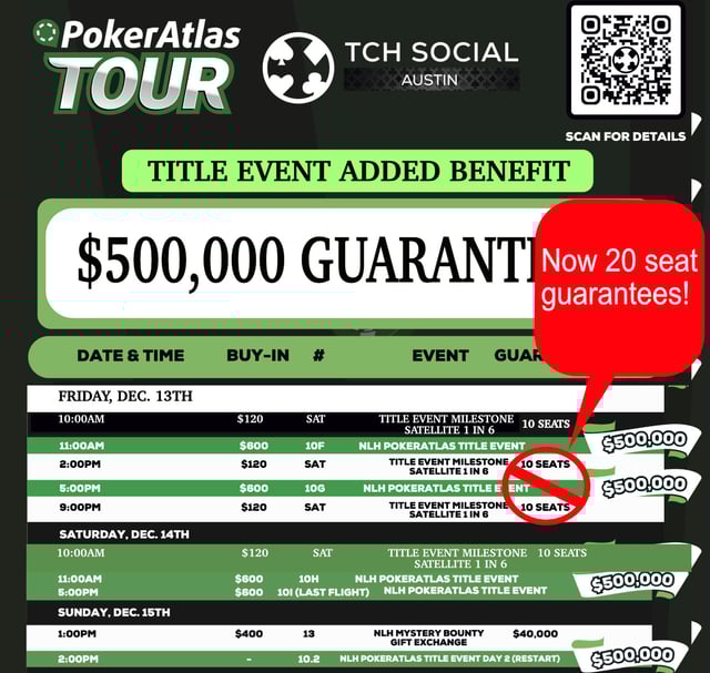 20 seats guaranteed