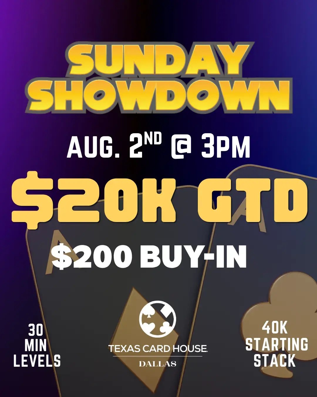 20k Sunday Showdown