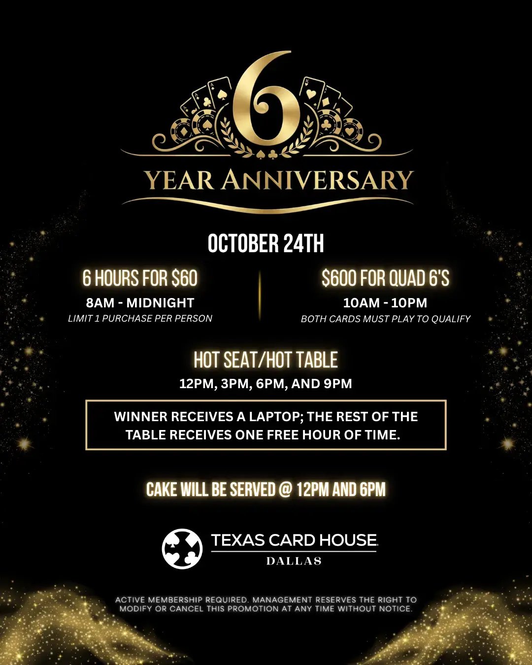 6 Year Anniversary  Dallas  Oct26  1080x1350