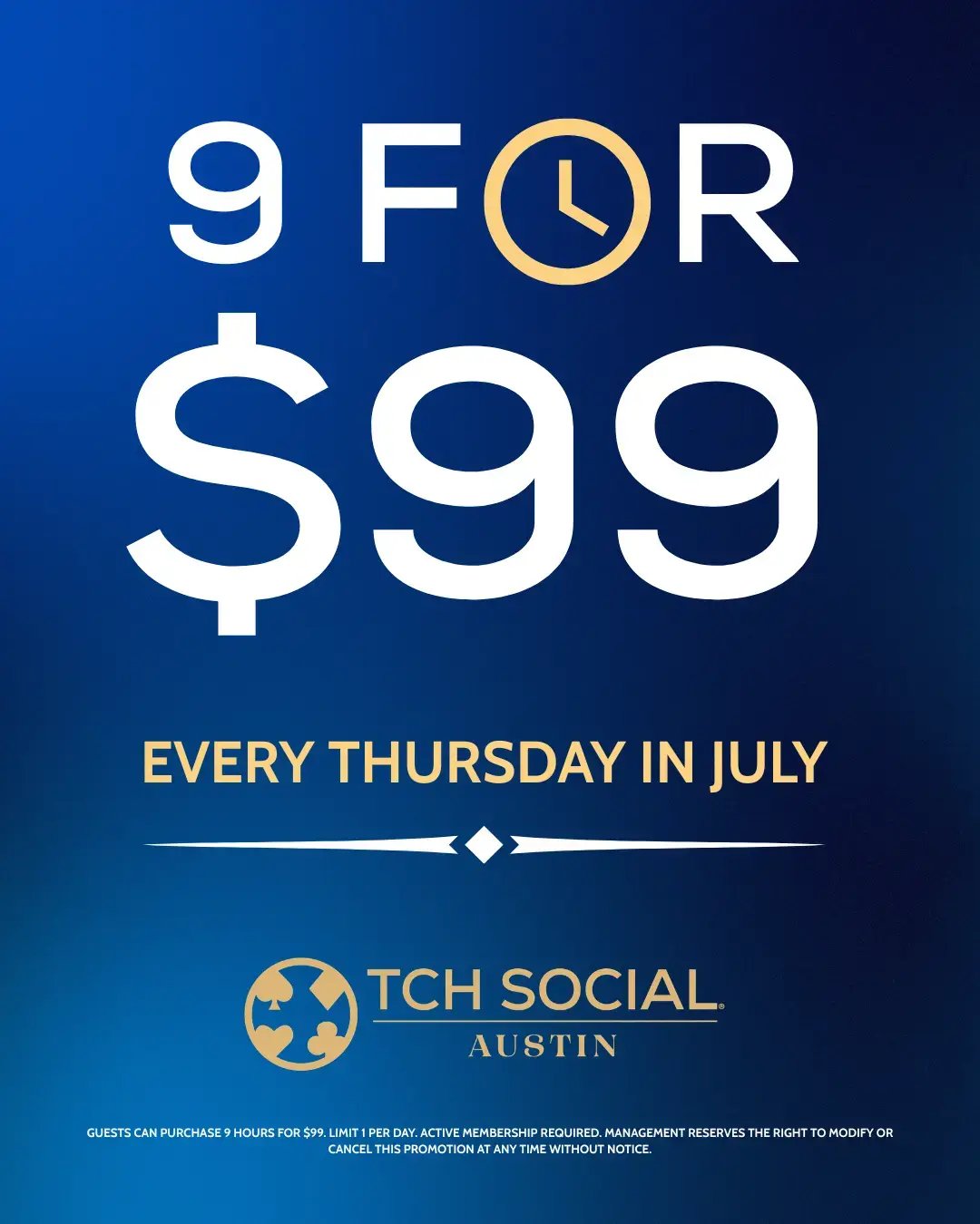9 for $99