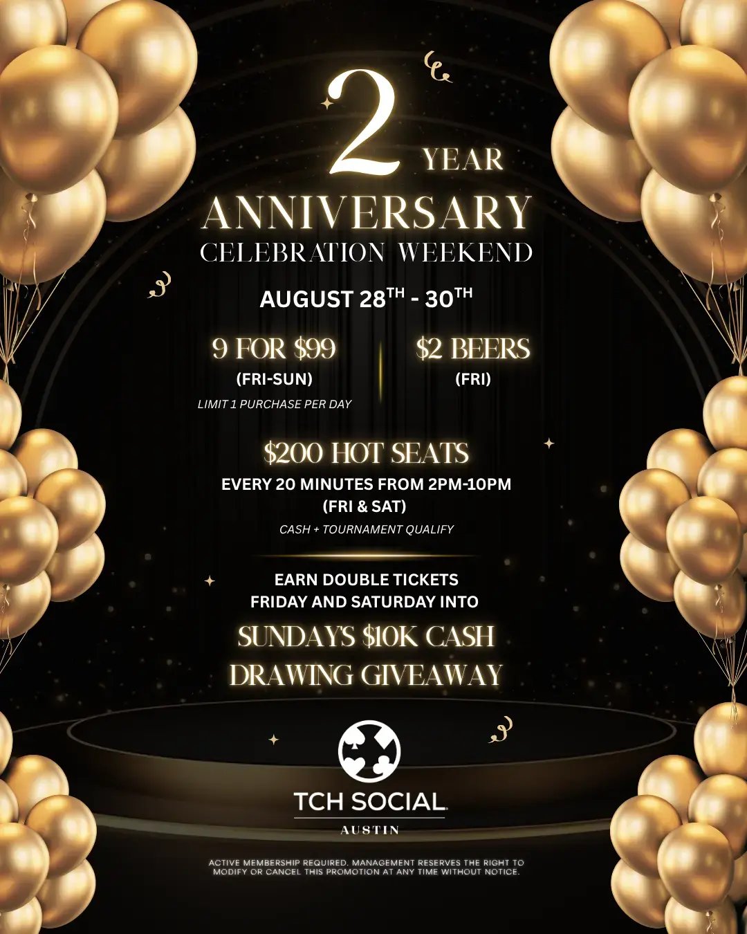 Anniversary Weekend