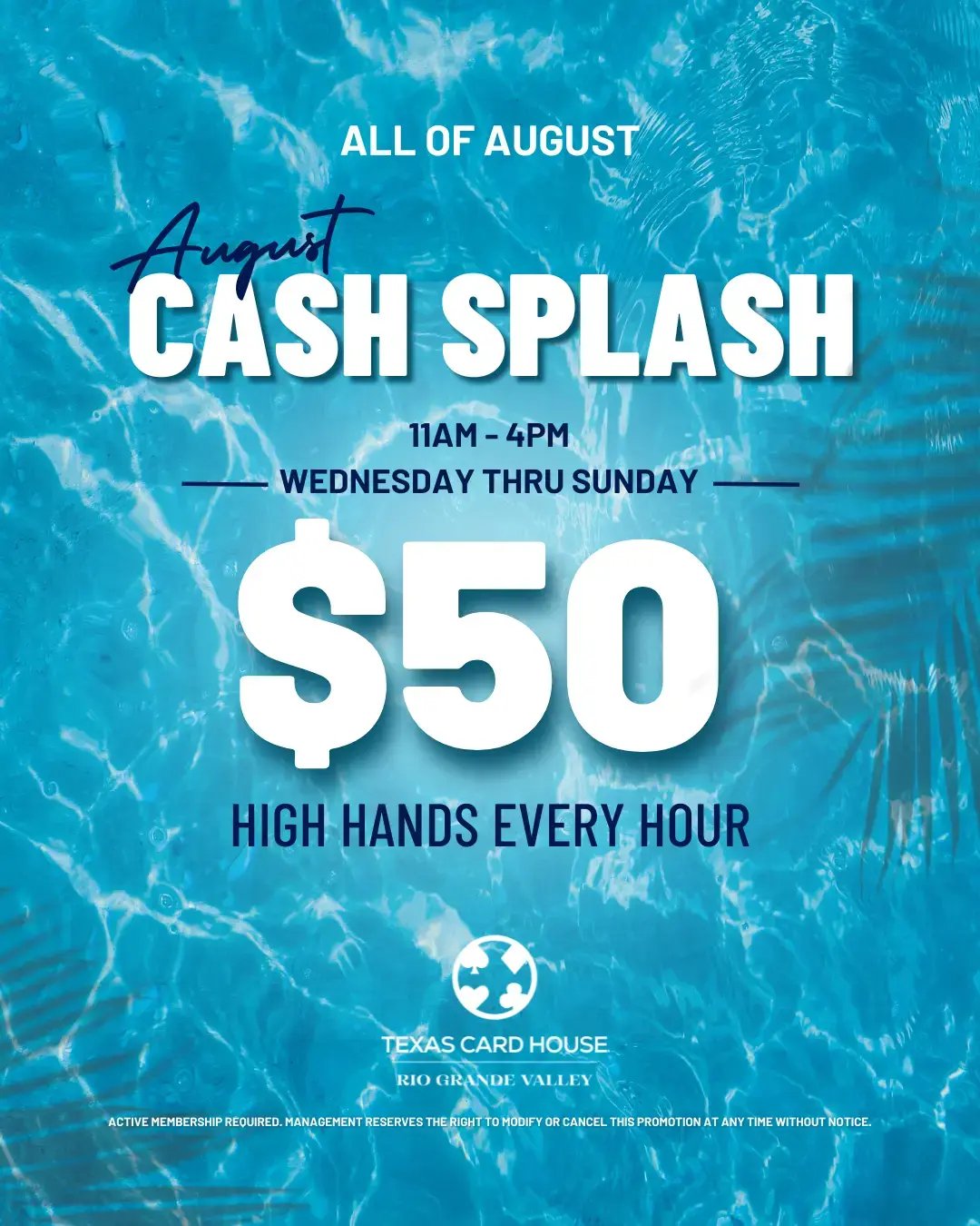 August Cash Splash