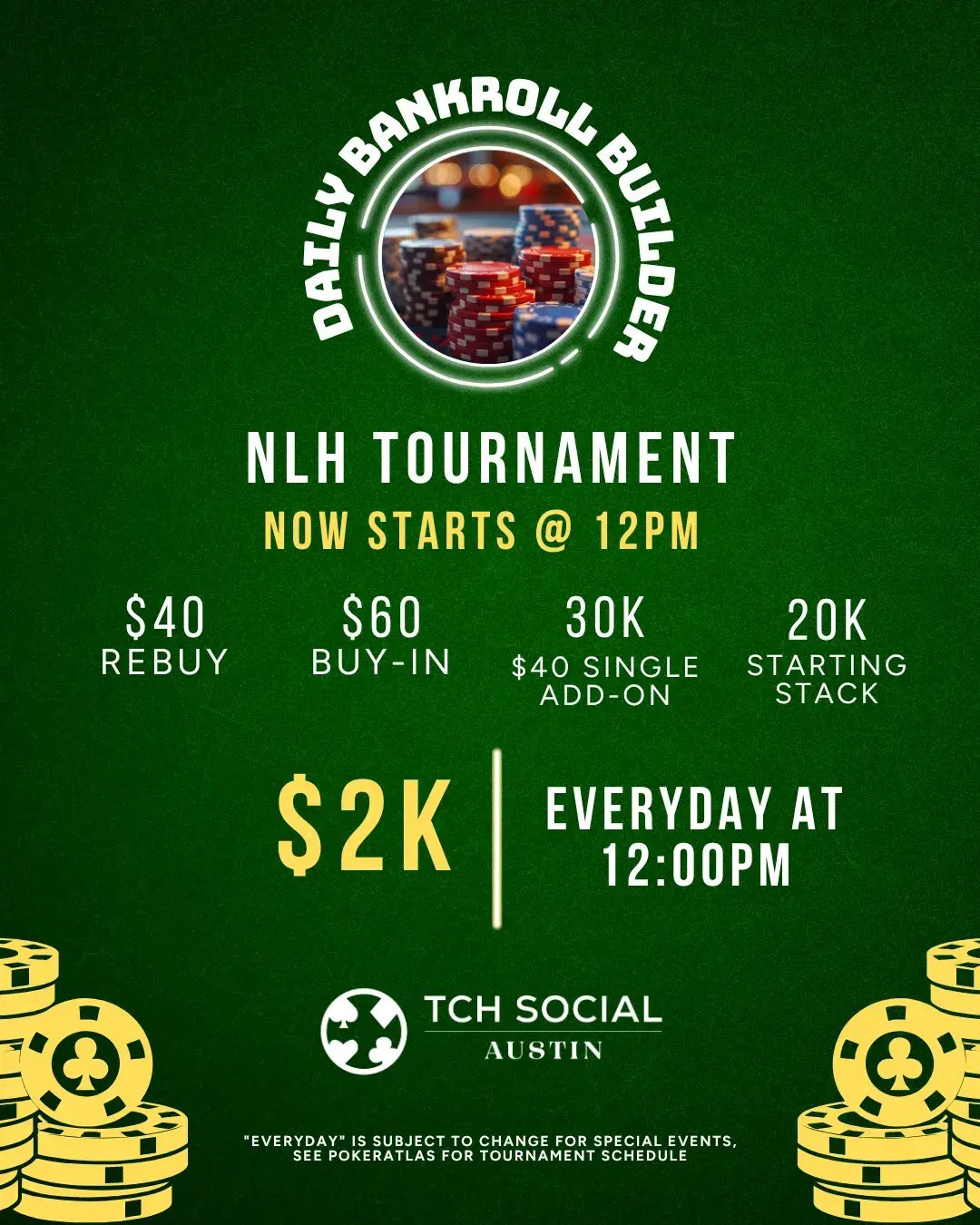 Austin's Daily Bankroll Builder