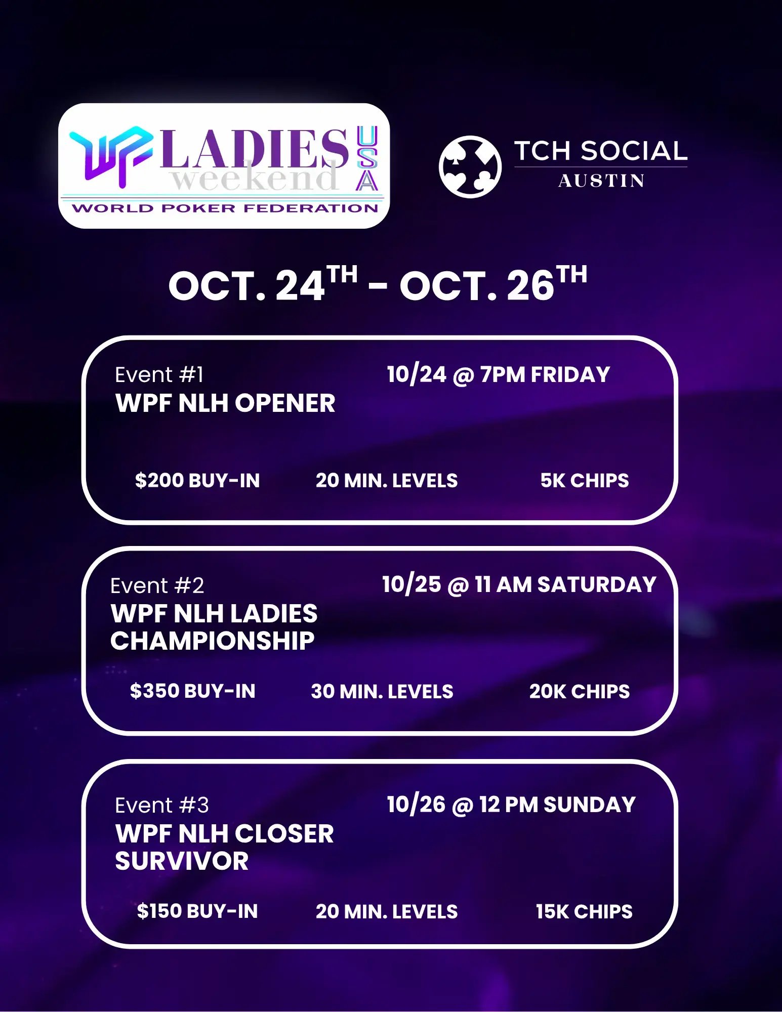 Austin X WPF Ladies Weekend