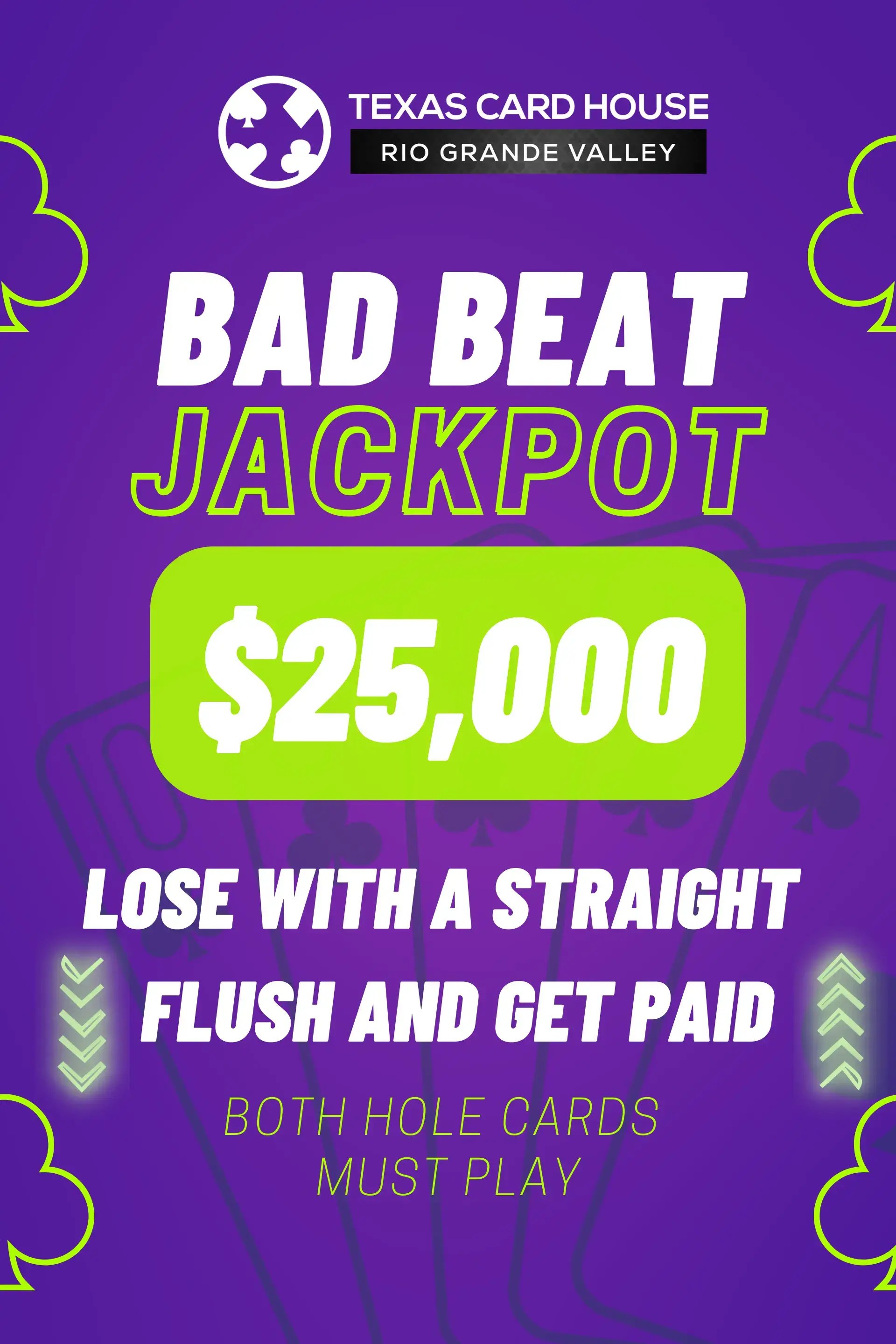 BadBeatJackpot promo at TCH RGV 