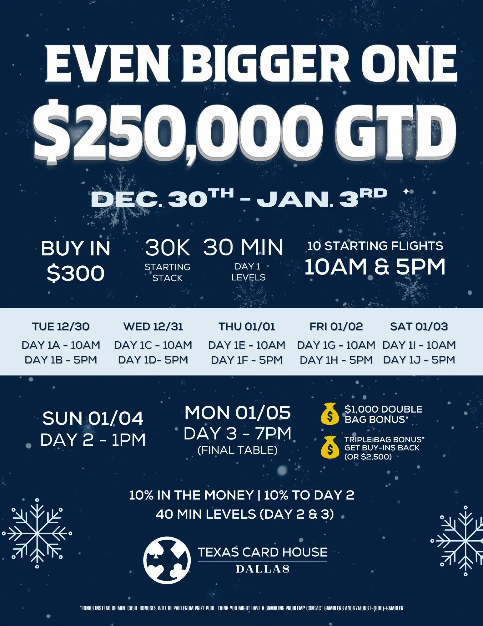 Even Bigger One $250k