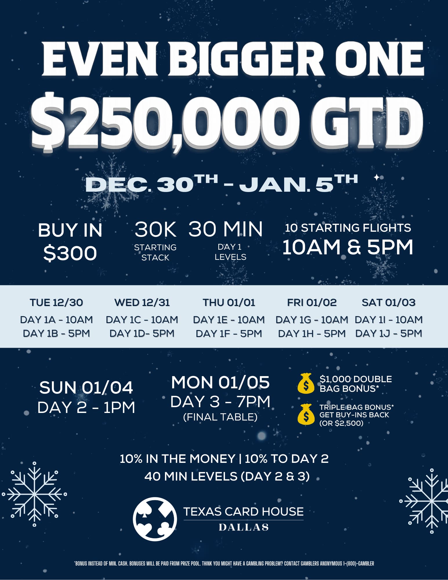 Even Bigger One $250k