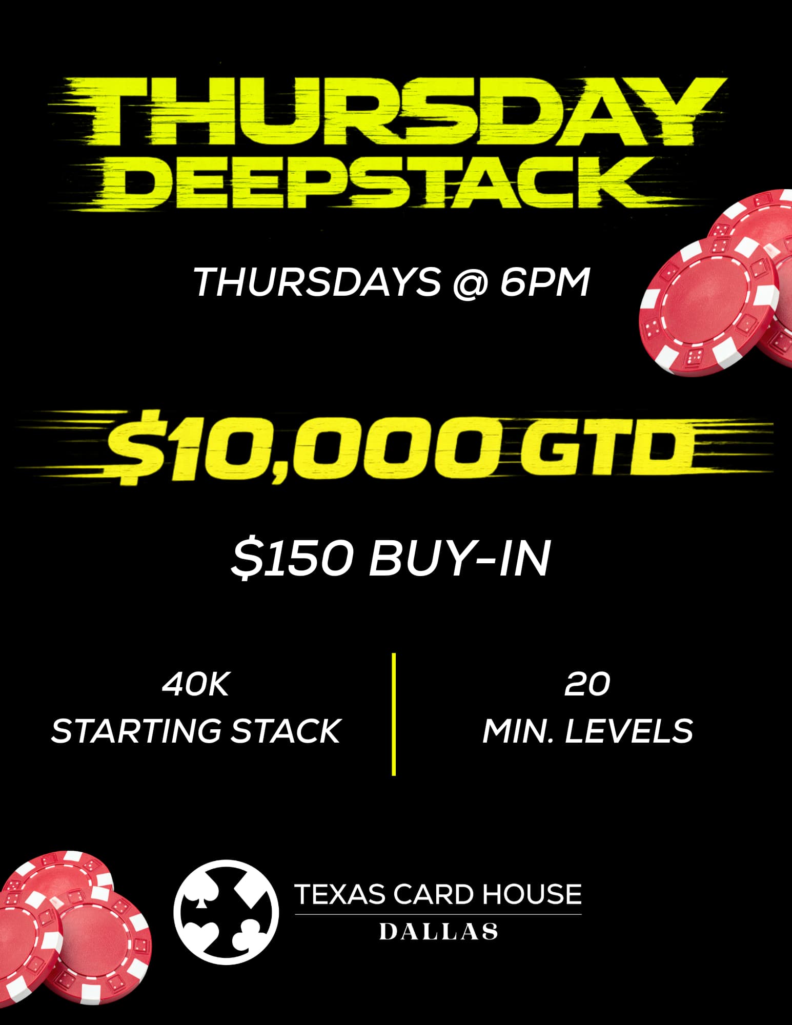 Dallas  Thursday Deepstack 8.5 x 11