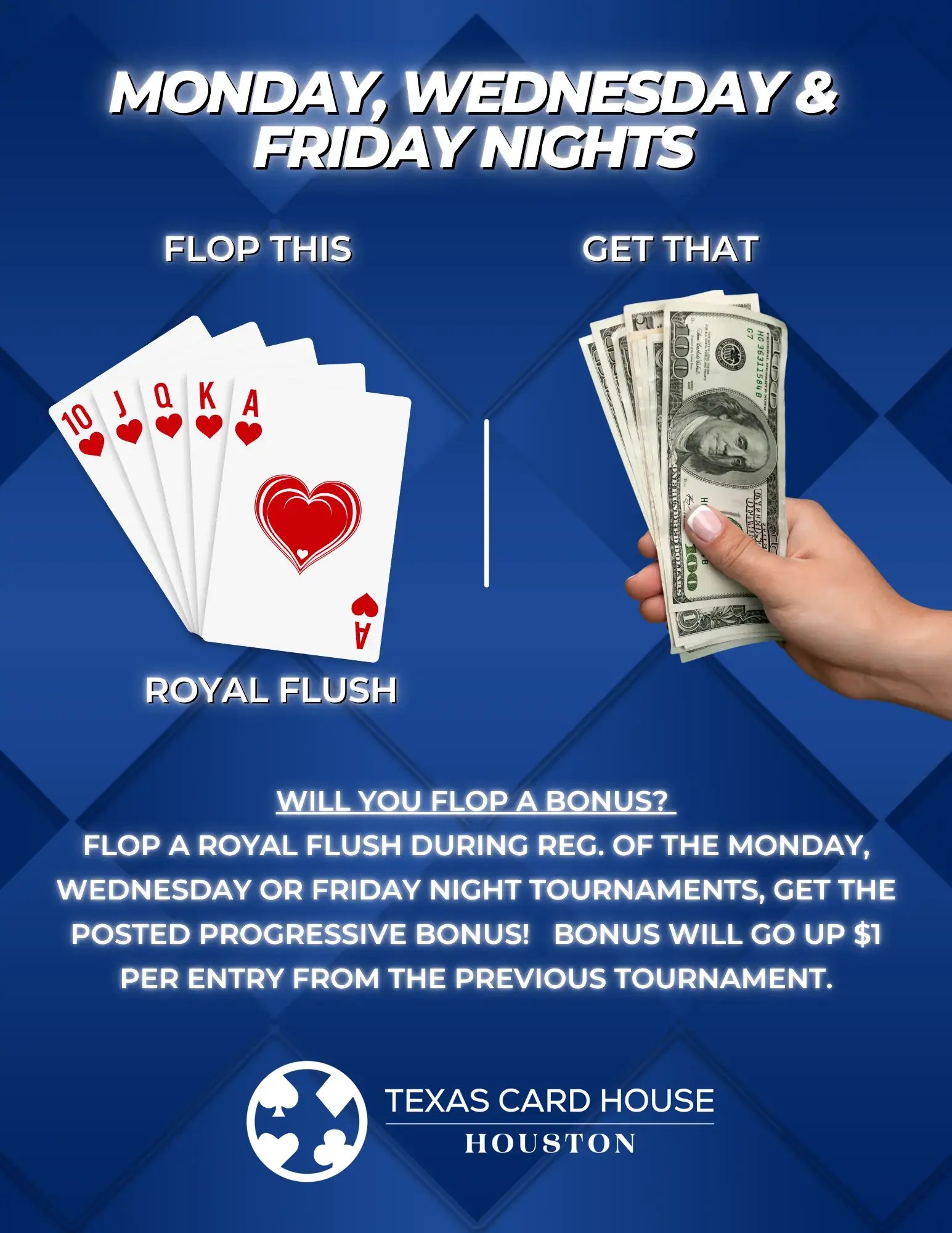 Flop a Royal at TCH Houston