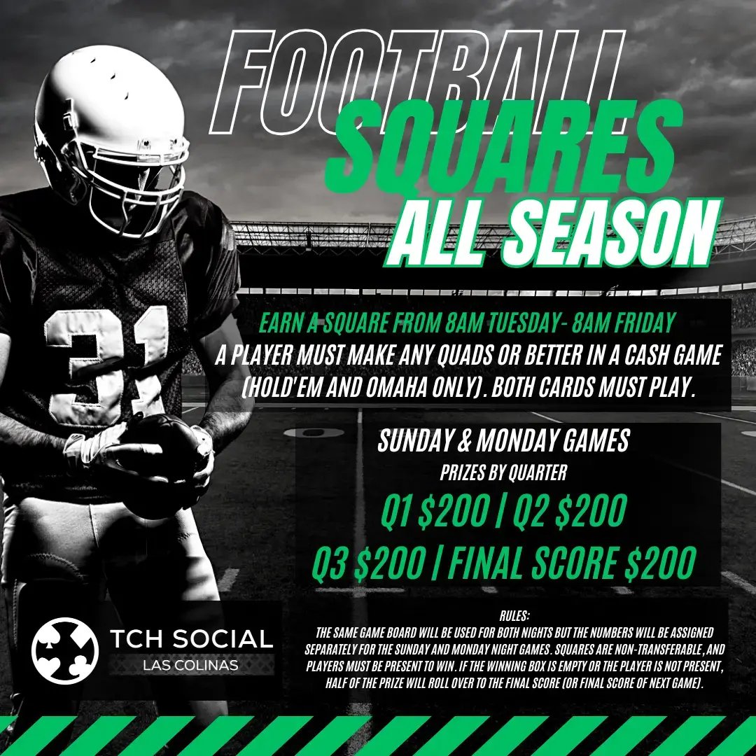 Football Squares at TCH Las Colinas