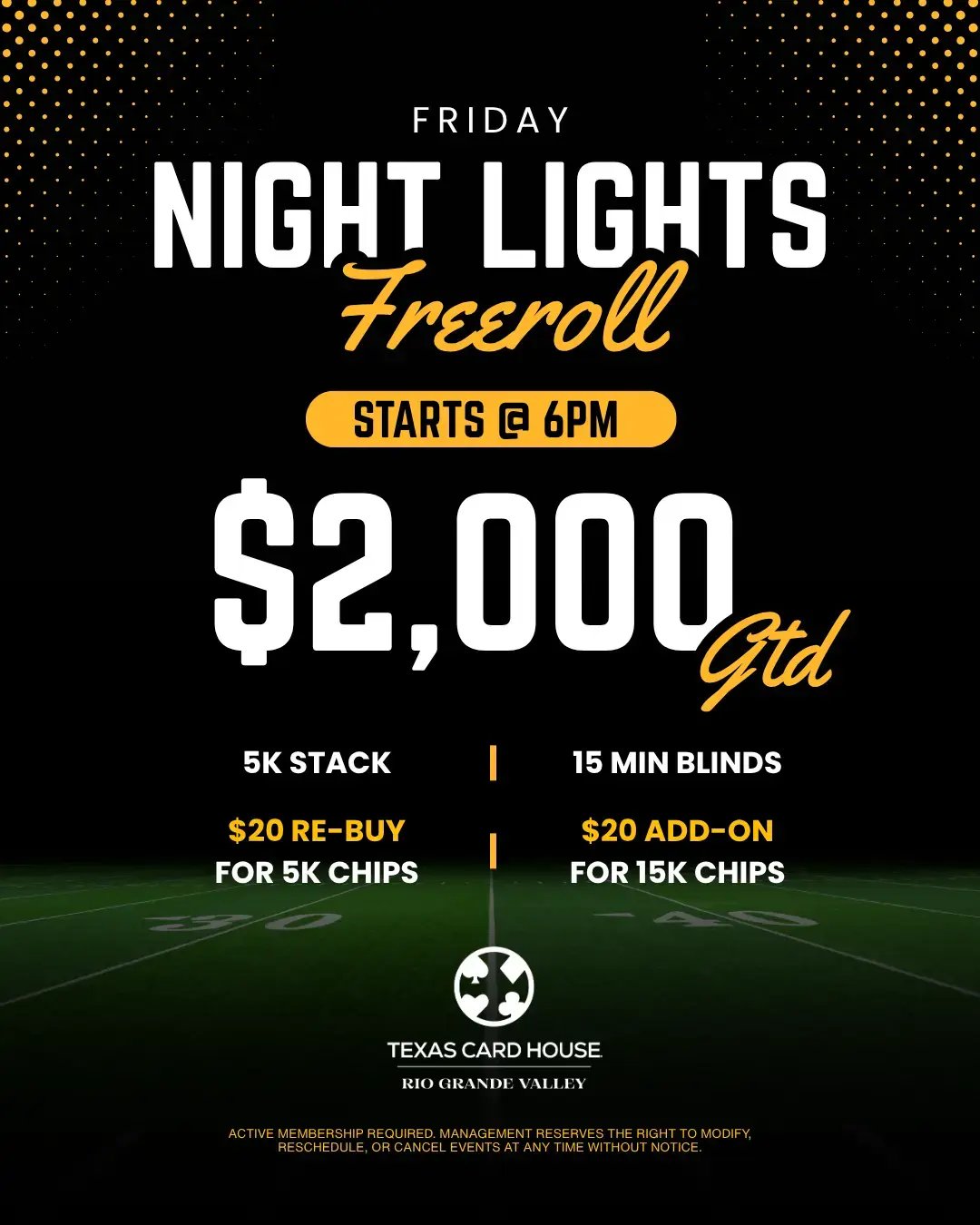 Friday Night Lights Freeroll
