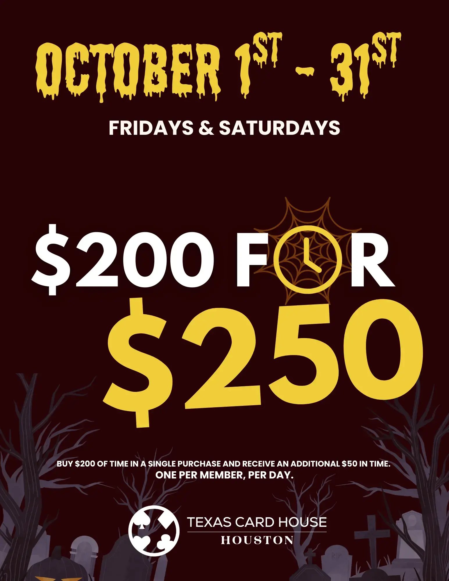 Houston's $200 for $250