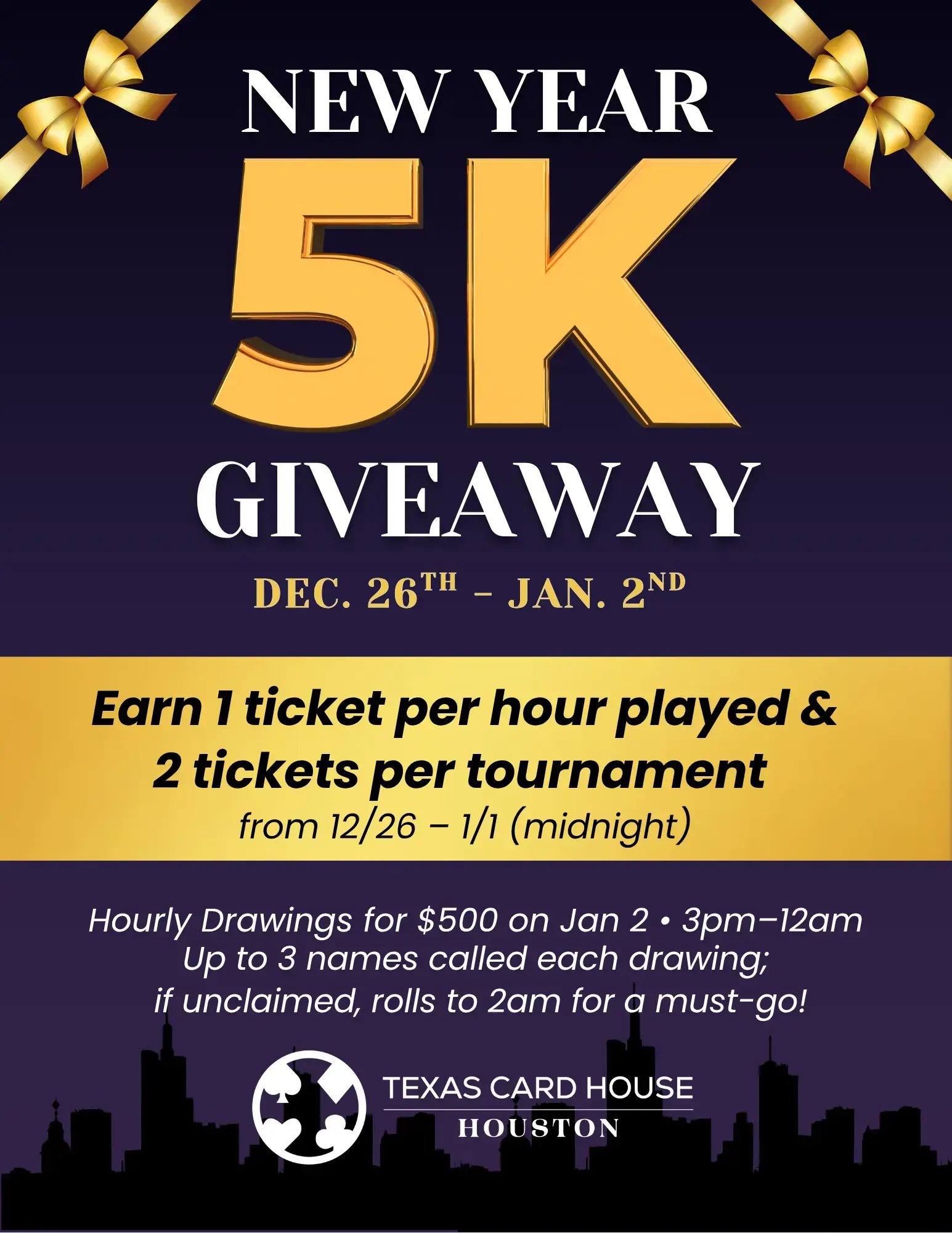 New Year $5K Giveaway