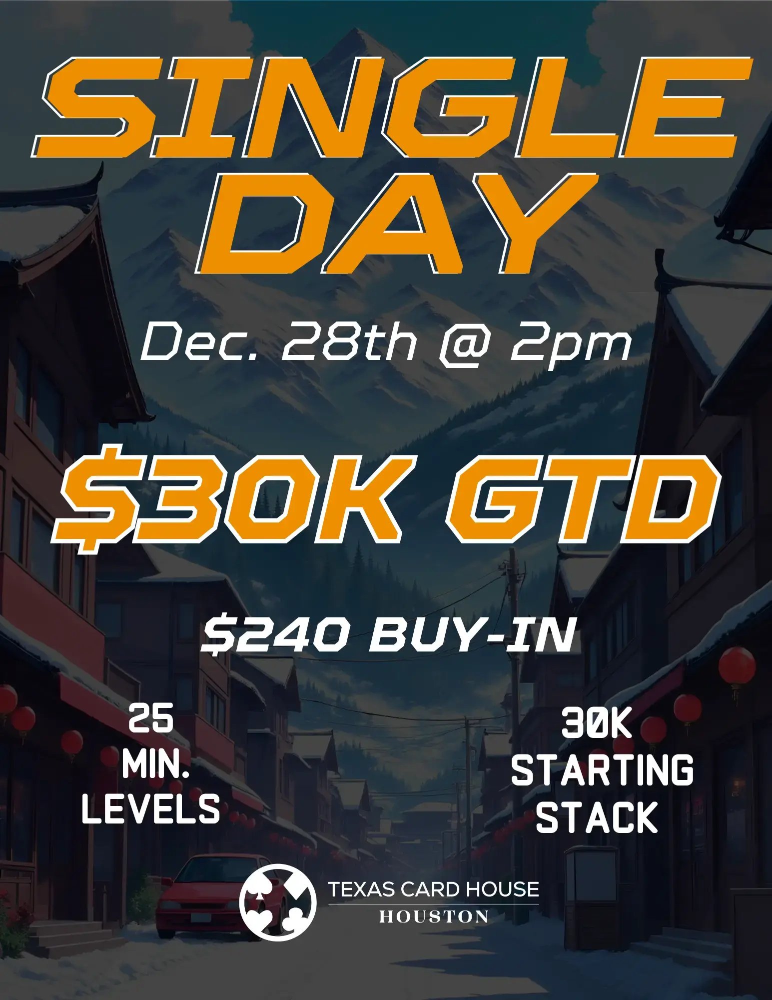Houston's Single Day $30K
