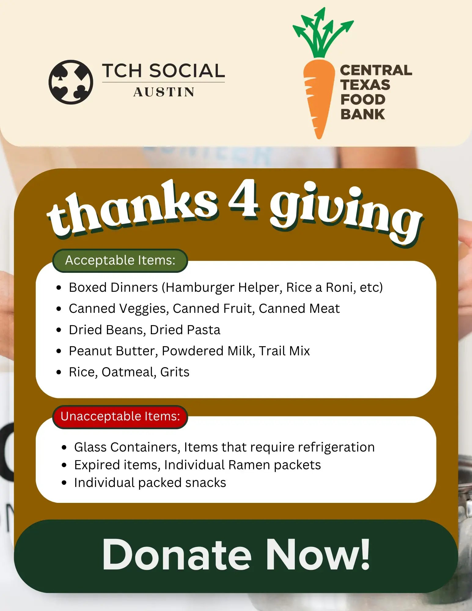 ITEMS thanks 4 giving 