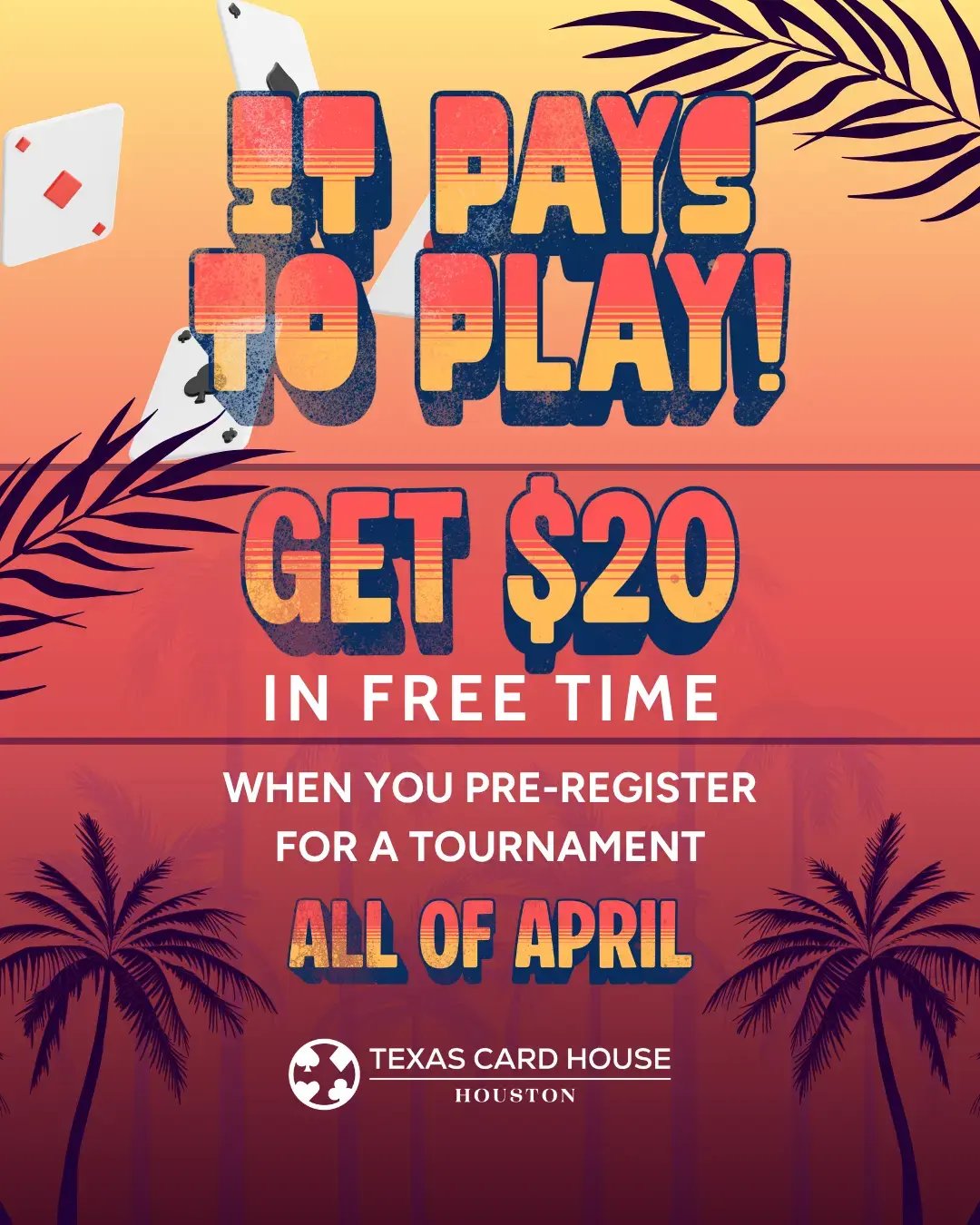 It pays to play @ Houston