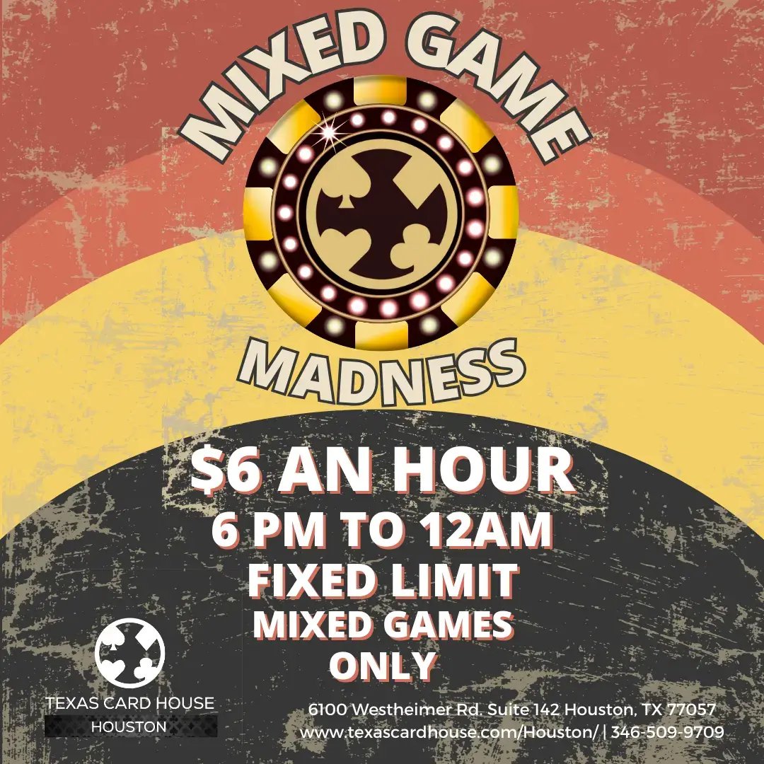 Mixed Game Madness at TCH Houston