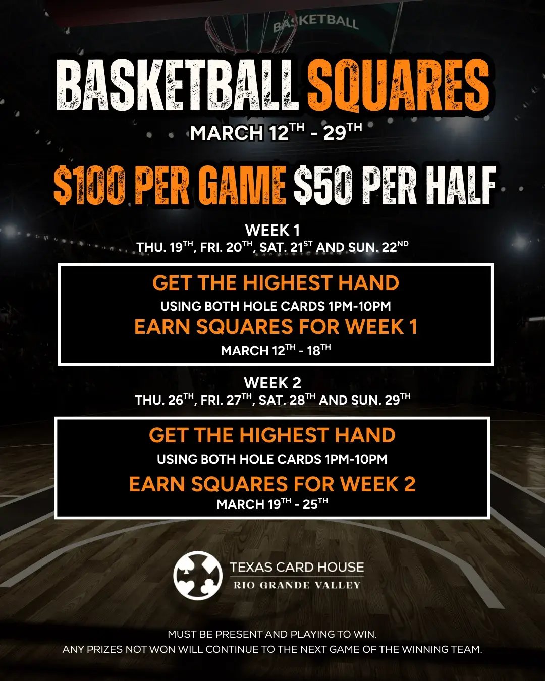 March Basketball Squares