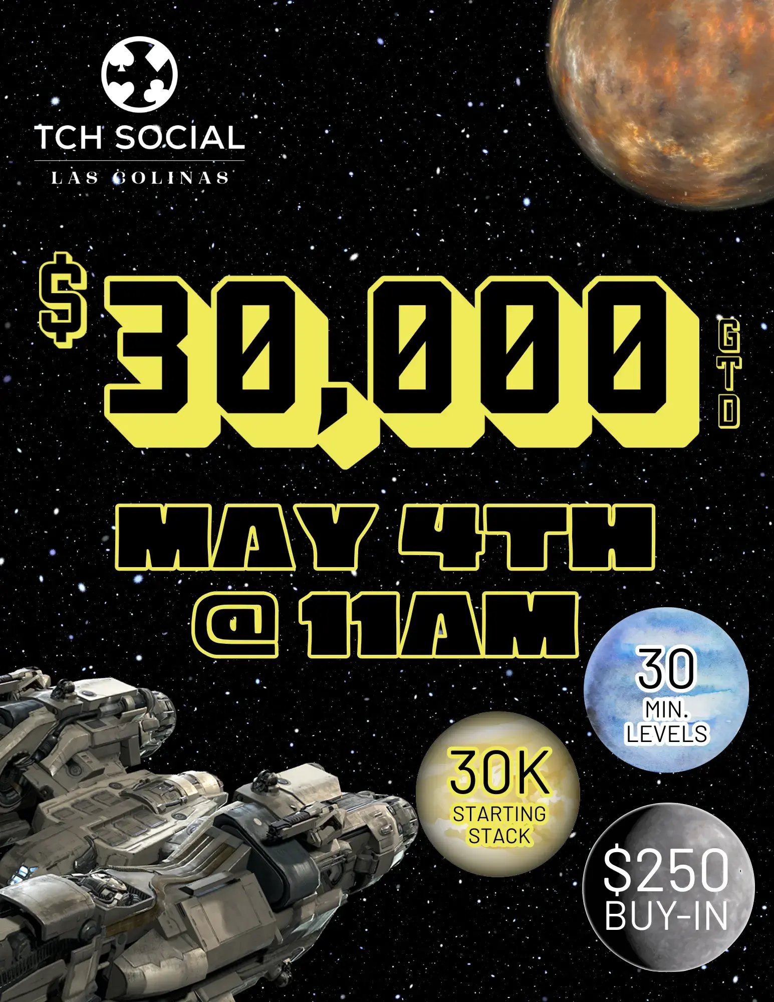 May 4th 30K at TCH Social Las Colinas