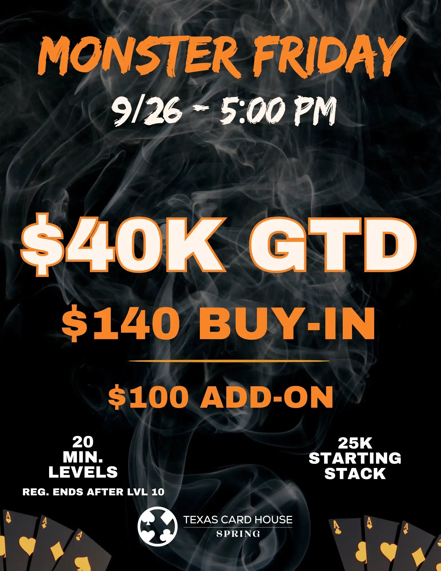 Monster Friday $40K GTD