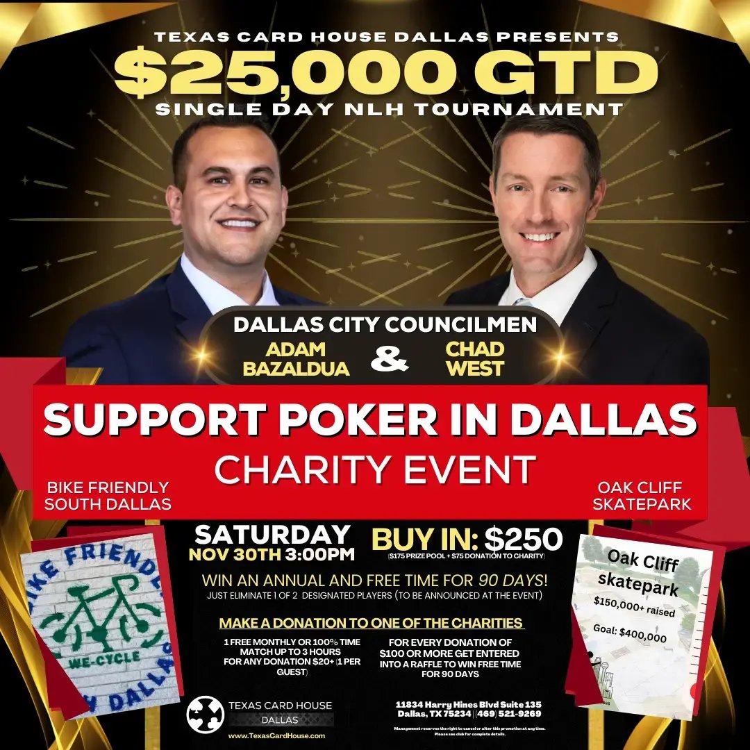 Help us support Poker in Dallas