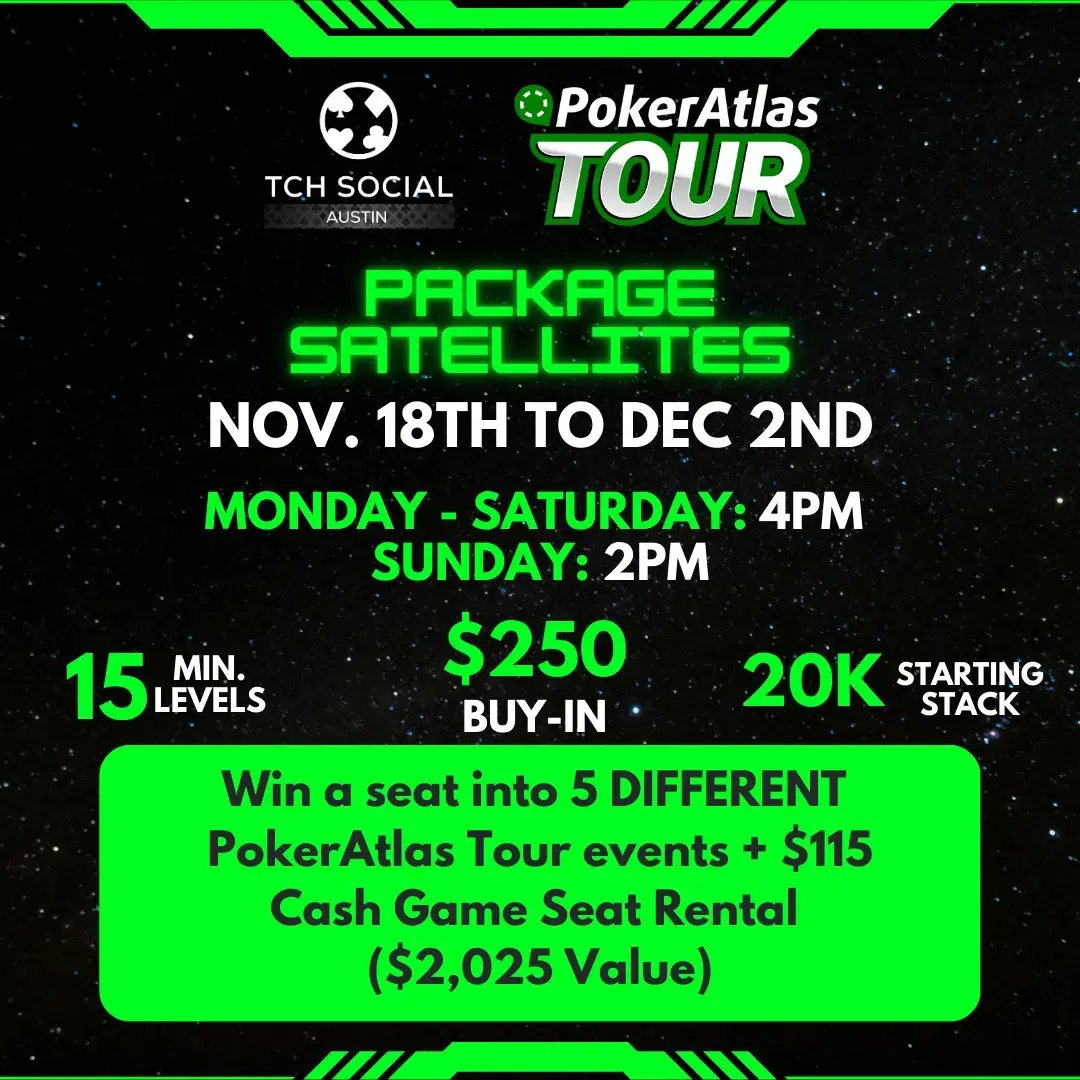 PA Tour Package Sattys at TCH Social Austin