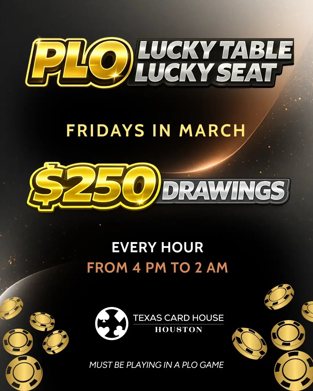 PLO Lucky Table Lucky Seat