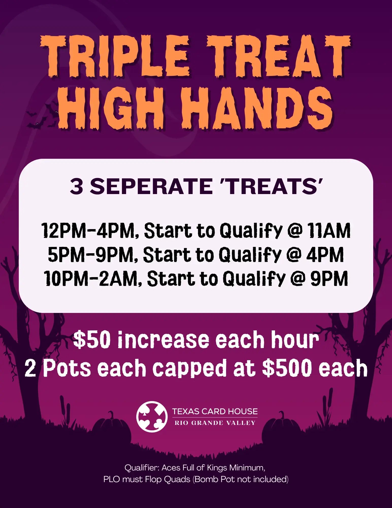 Triple Treat High Hands
