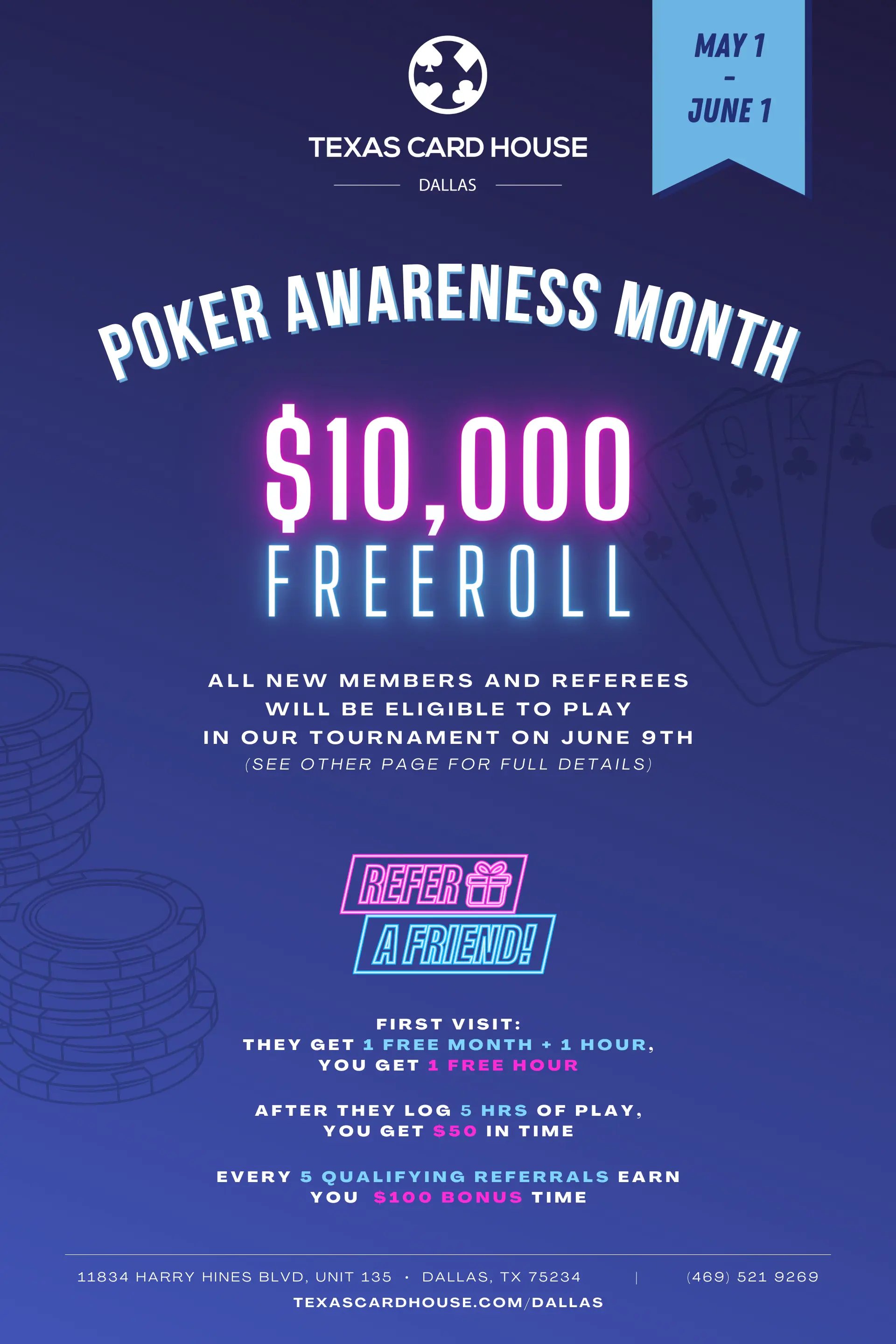 Refer a Friend & 10K Freeroll