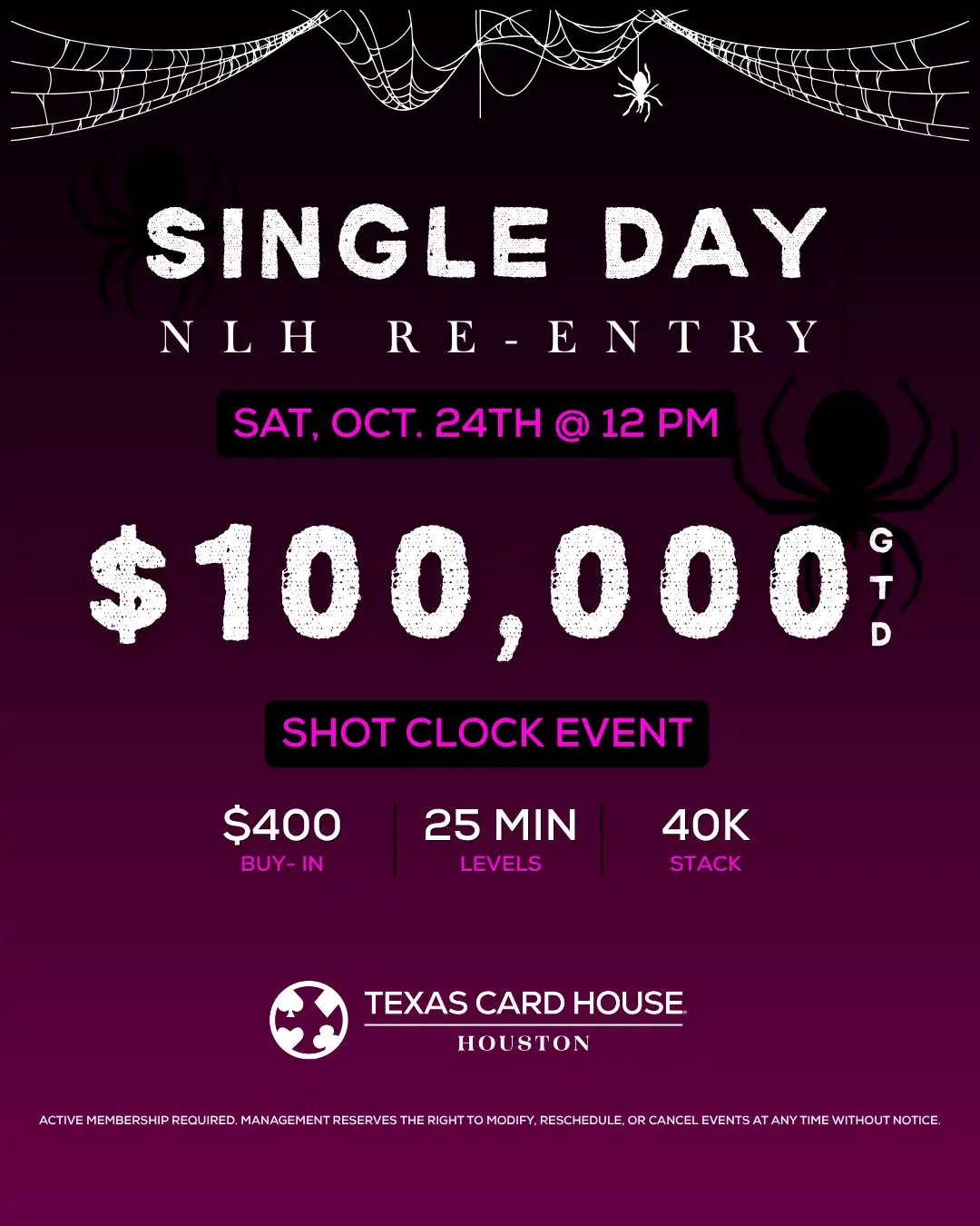 Single Day $100k