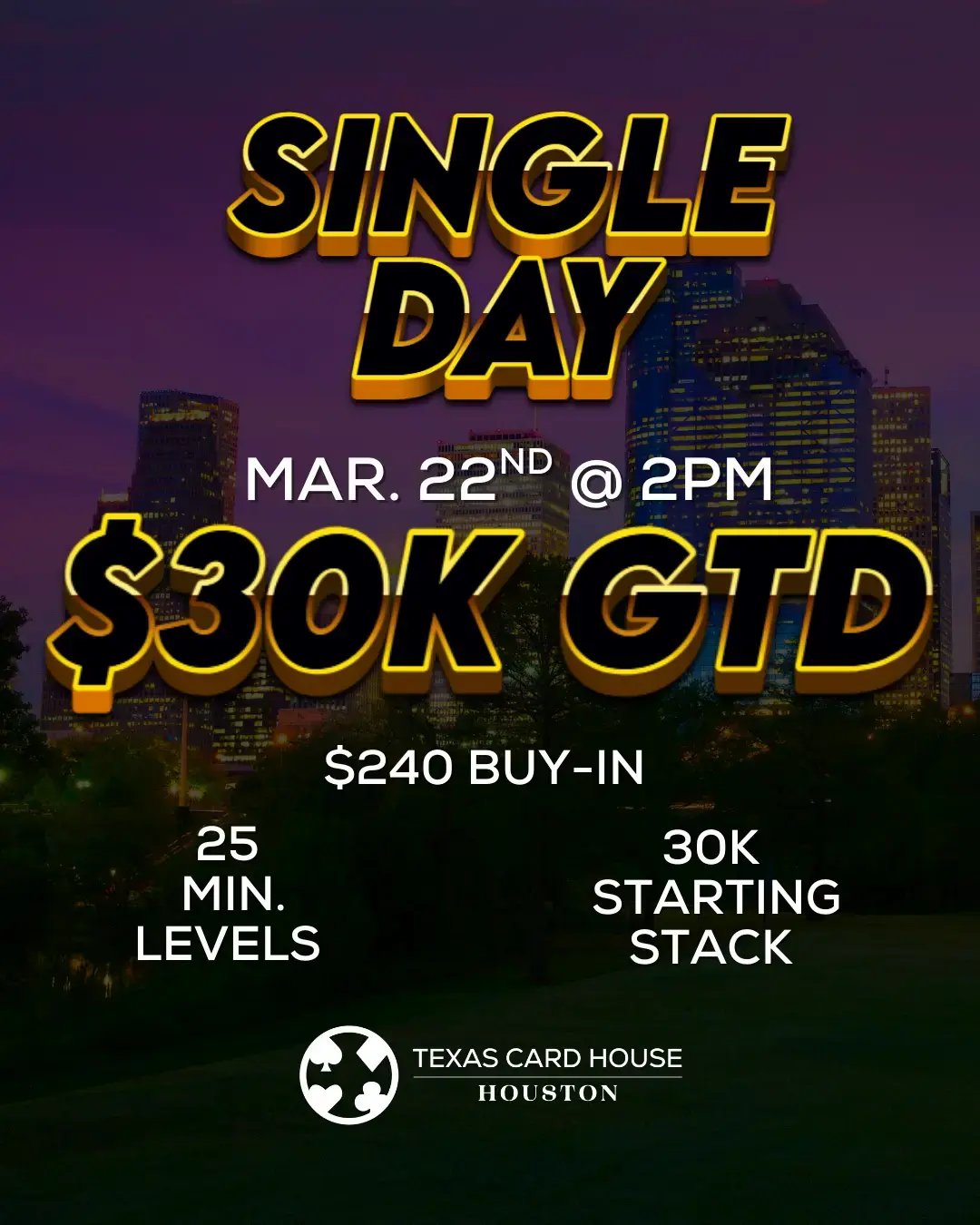 Single Day $30K