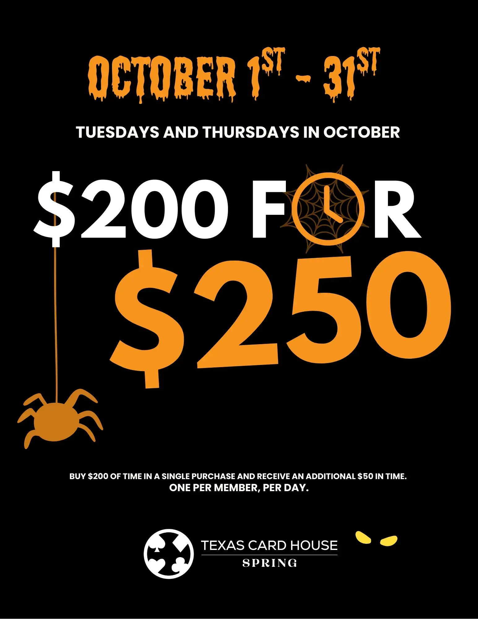 Spring's  $200 for $250