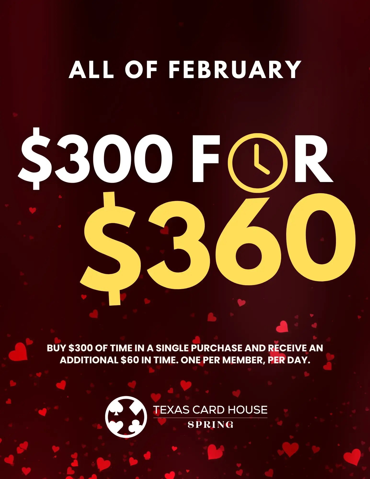 Spring's $300 for $360