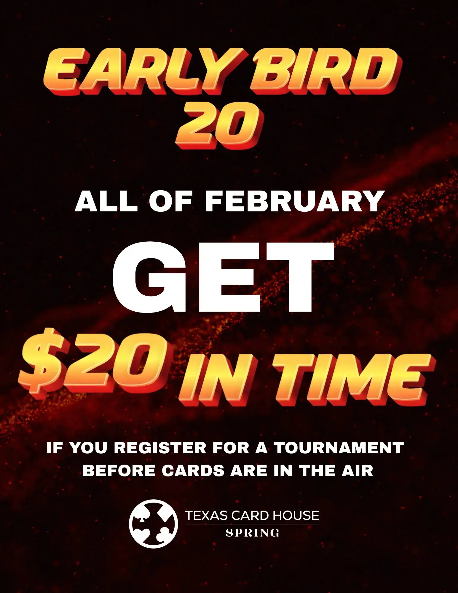 Early Bird $20