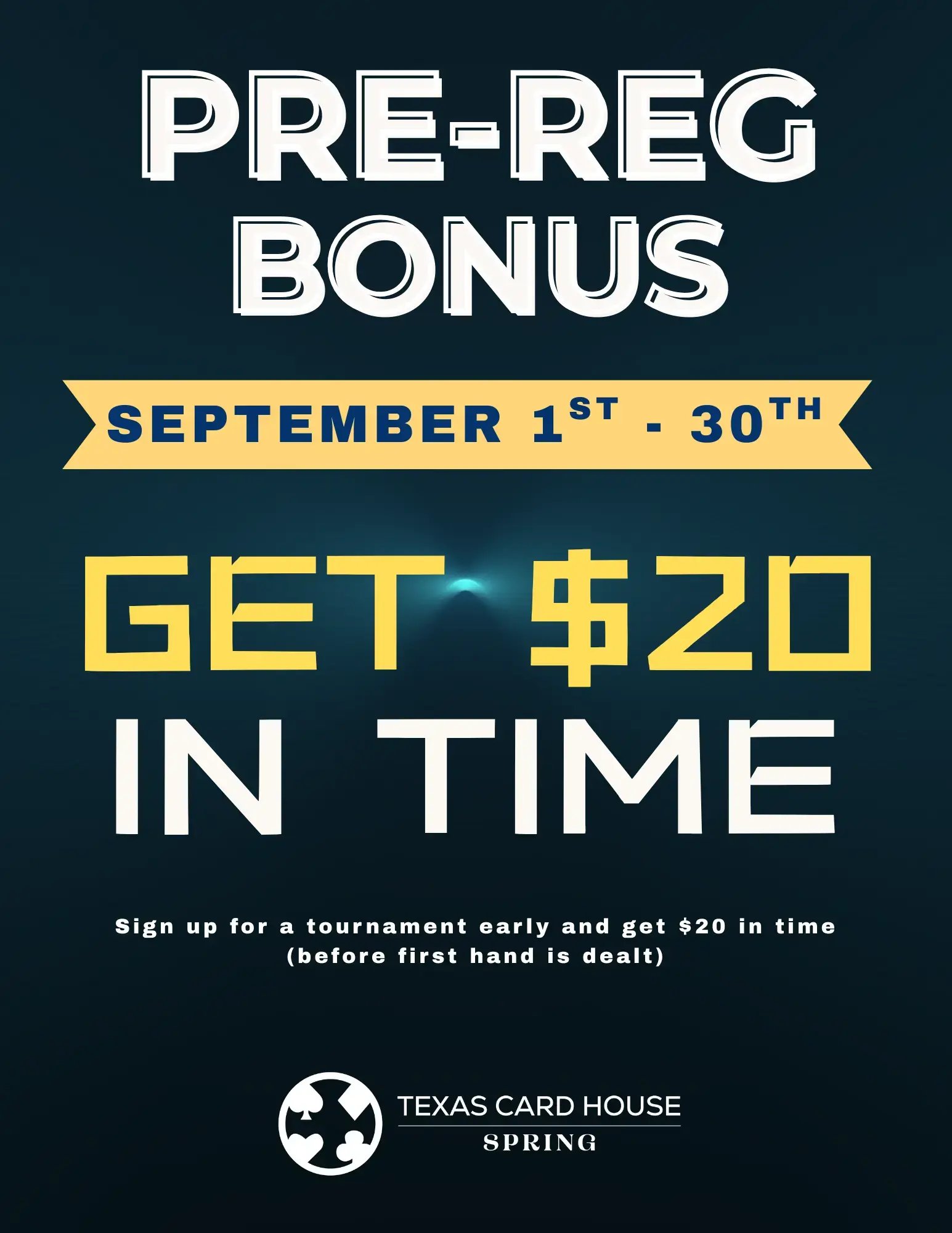 Spring's  Pre-Reg Bonus