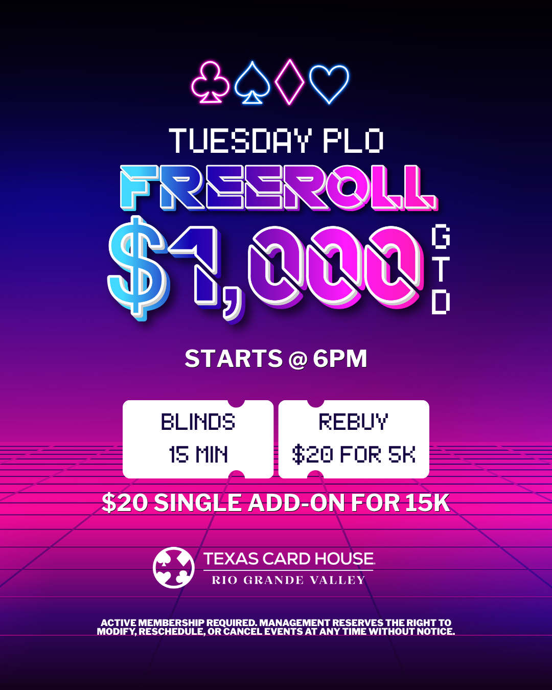 Tuesday Freeroll