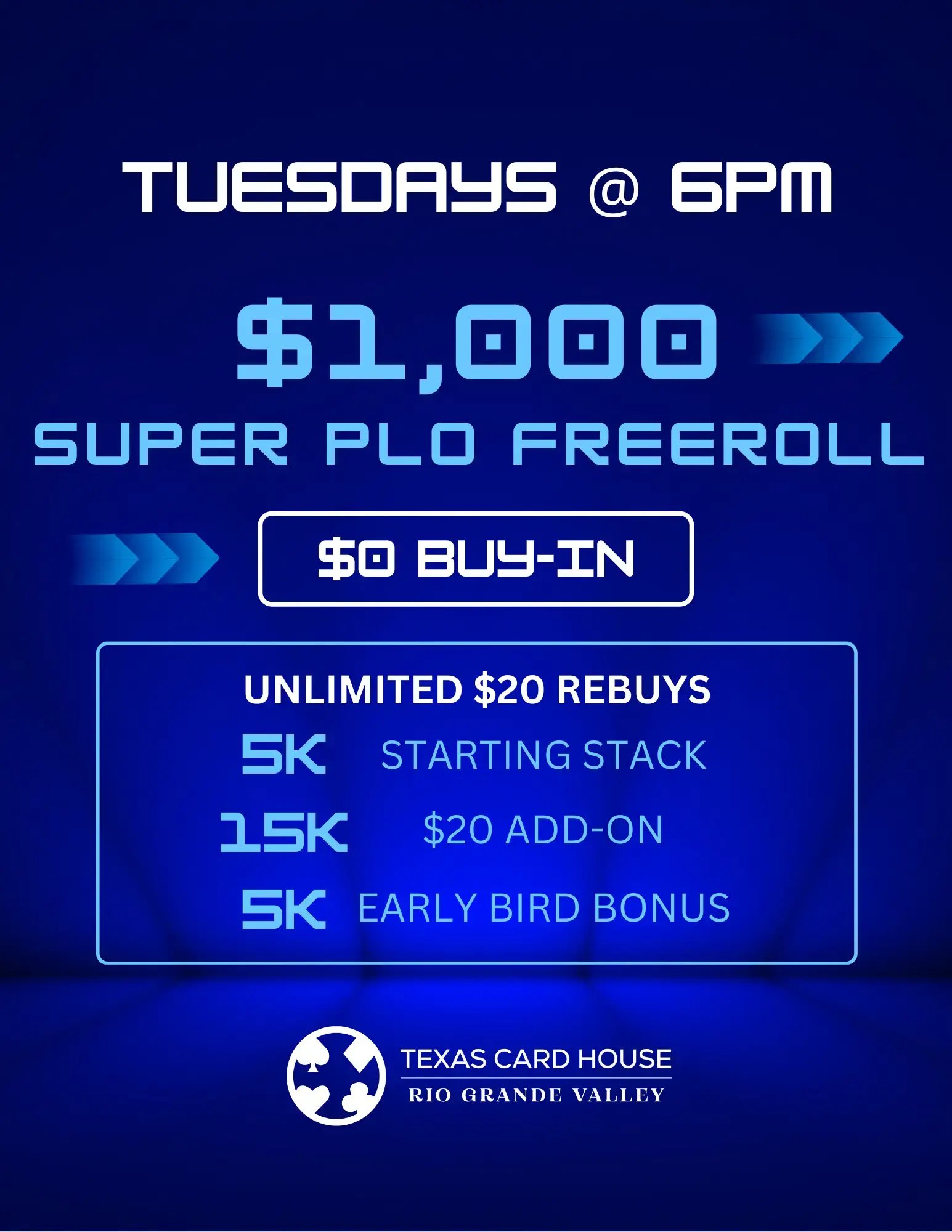 Tuesday PLO Freeroll