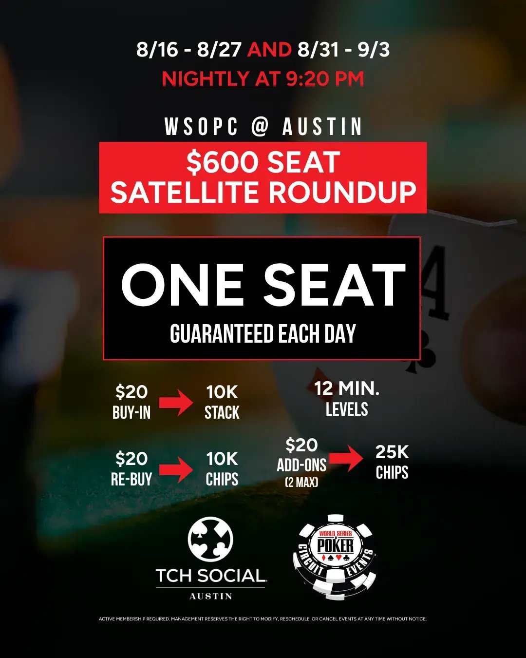 WSOPC $600 Satellite Roundup