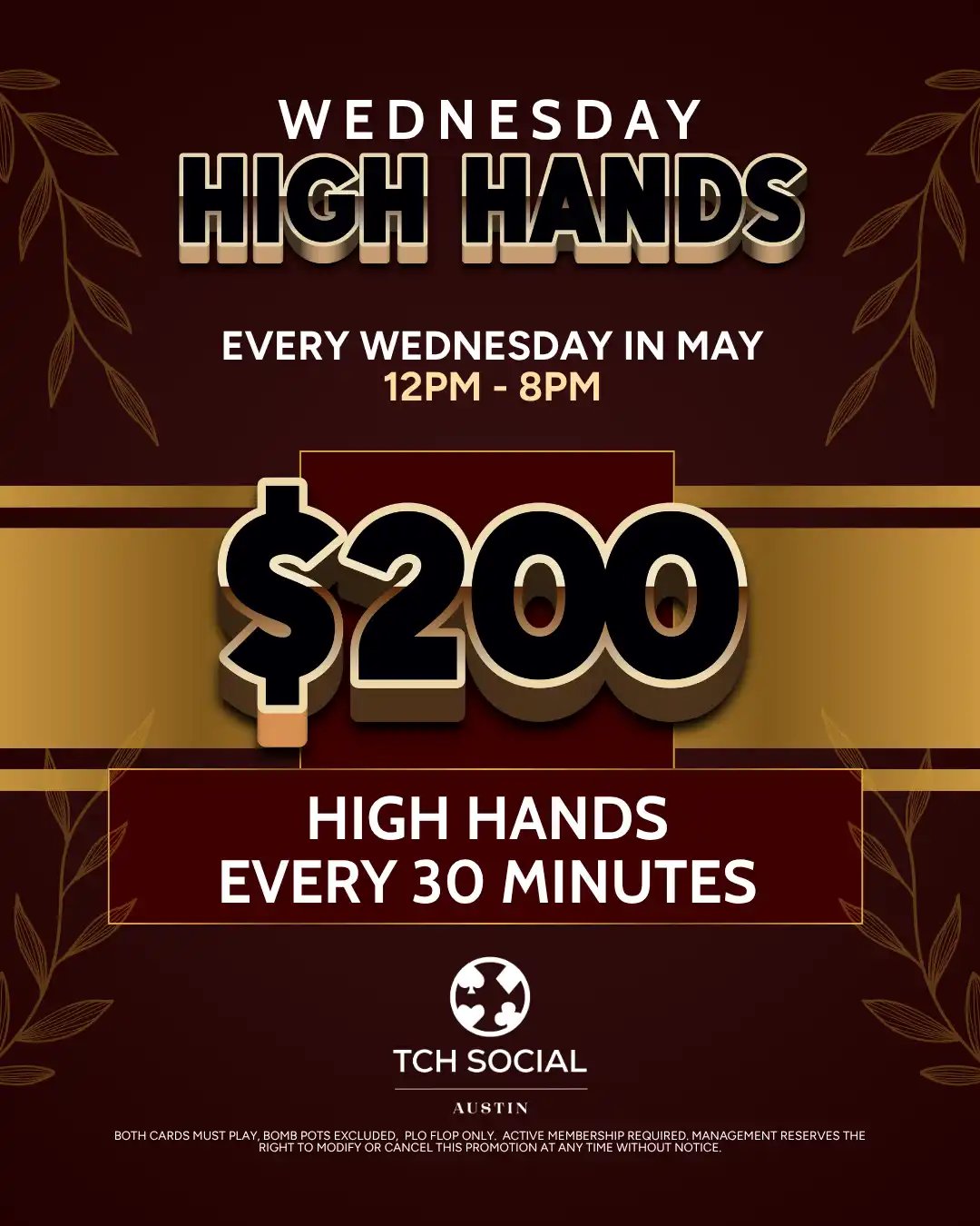 Wednesday High Hands